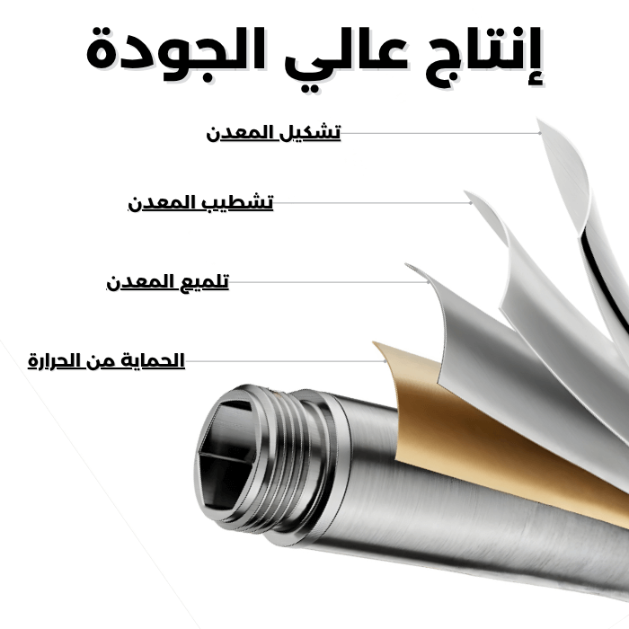 رأس دوش ستانلس ستيل | ضغط مي خارق